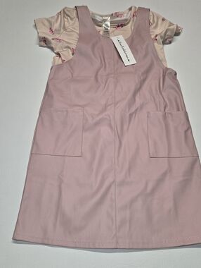 Little girl Dress with under shirt size 6 New with tags. Pink
